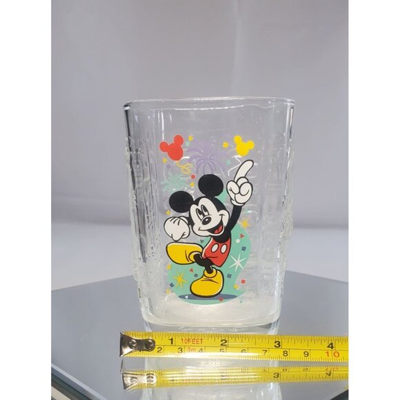 Vintage McDonalds Mickey Mouse Glass Walt Disney World 2000 Celebration - Picture 7 of 7